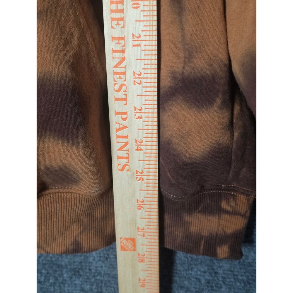 H&M Disney Mickey‎ Mouse Tie Dye Hoodie Relaxed Fit Mens Large Brown Animation - Picture 5 of 11